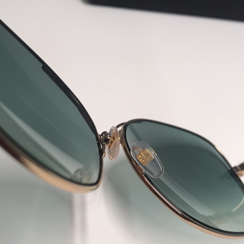 New Authentic Givenchy GV7144/S PEF/EZ Sunglasses – Green/Gold Gradient - Picture 9 of 15